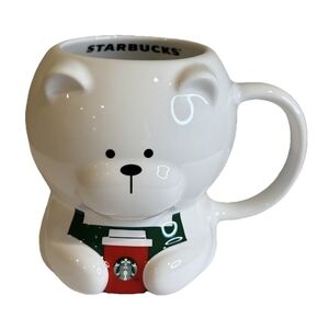 NWT 2025 Starbucks Holiday Bearista Bear Mug 12oz